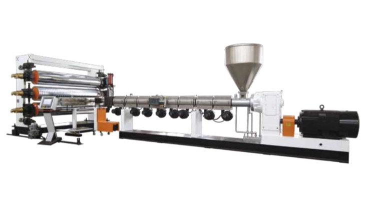 HDPE/PP T型握把片材挤出生产线
